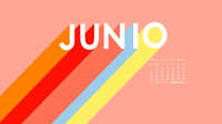 Fondo de pantalla lettering junio 2020